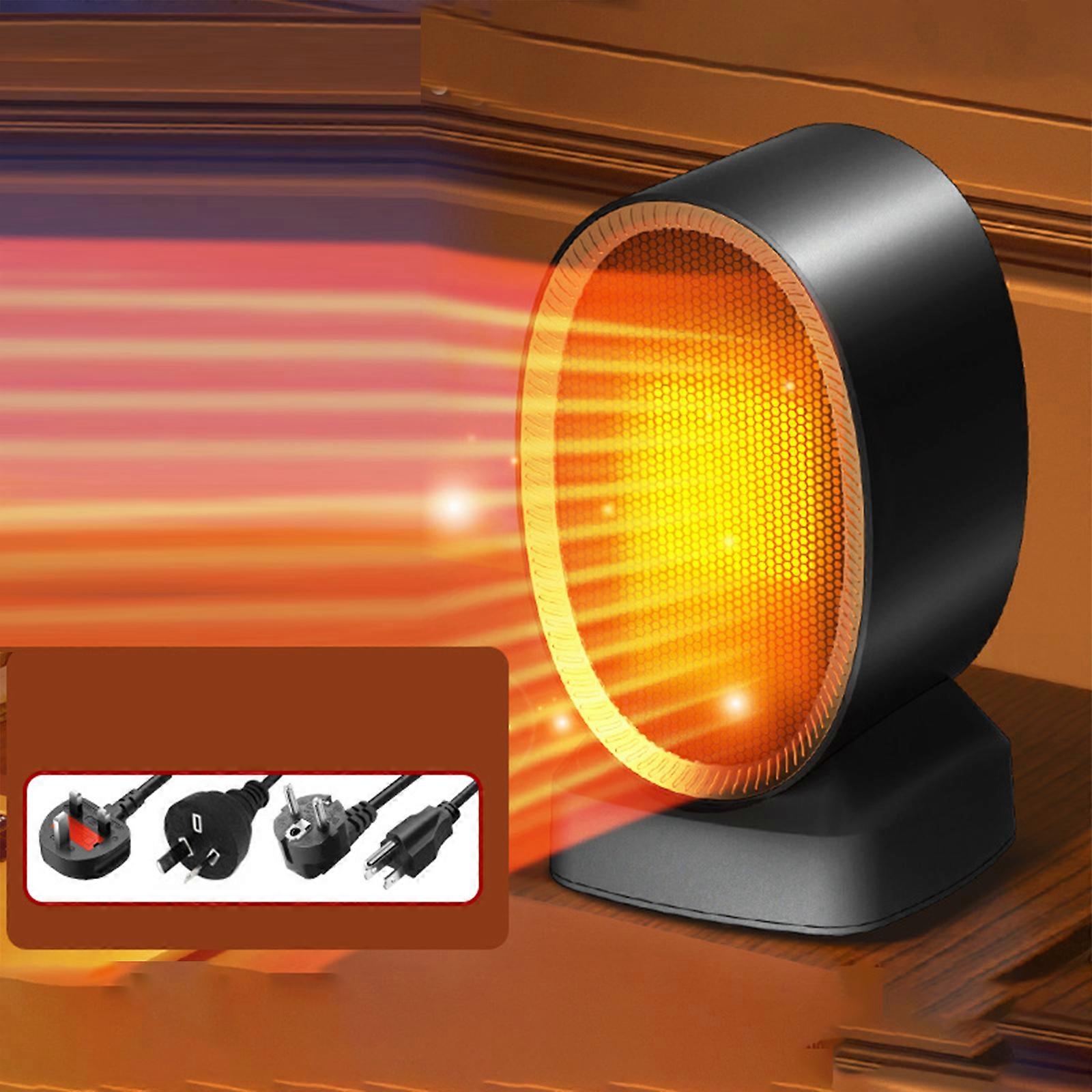 Portable Fan Heater, 800W Portable PTC Ceramic 3S Fast Heating Quiet Personal Heater for Office, 50HZ 220V Fan Heater