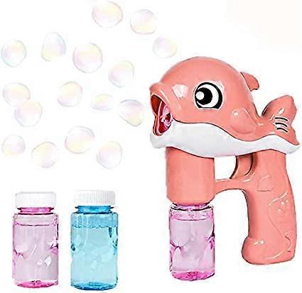 Bubble Gun, Bubble Machine Soap Bubble Guns with Soap Bubble Solution Automatic Bubble Machine, for Outdoor Party, Summer Party, Birthday