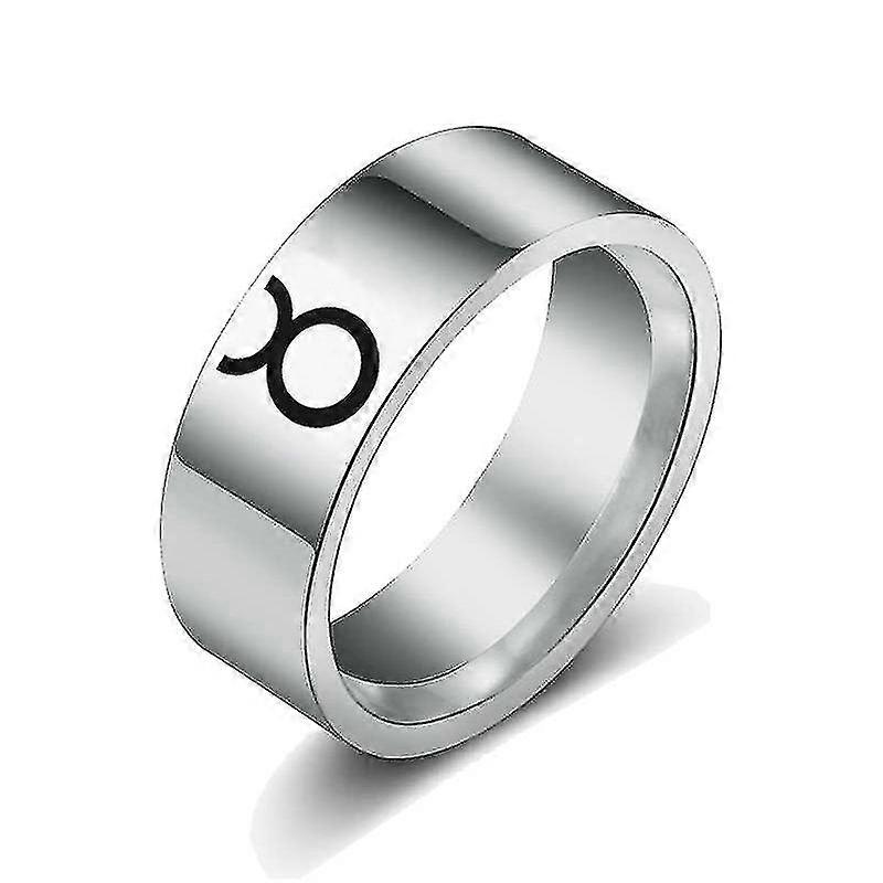 Toro in acciaio inossidabile Constellation Ring Personalità Moda Versatile Anello Regalo