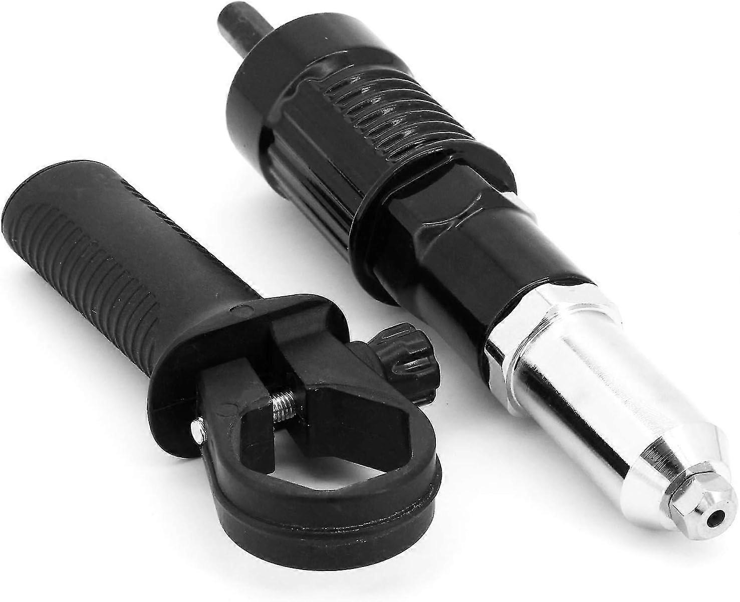 Riveter Adapter, Cordless Electric Drill Riveter Gun Adapter Kit, Electric Riveter Gun Riveting Tool-QJWL