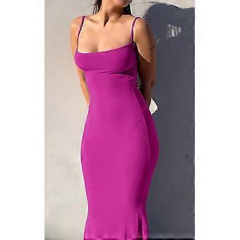 Women's Maxi Bodycon Dress Sexy Spaghetti Strap Sleeveless Tight Slip Long  Dresses S-2XL | Fruugo NO