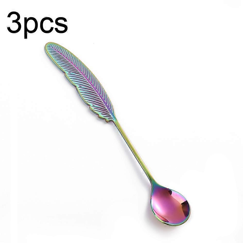 Stainless Ste Tableware ,Style: 3pcs Spoon-Dazzle