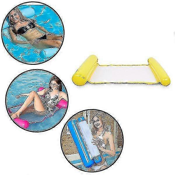 Summer Inflatable Foldable Floating Row Swimming Pool Water Hammock Air Mattresses Bed Beach Pool To