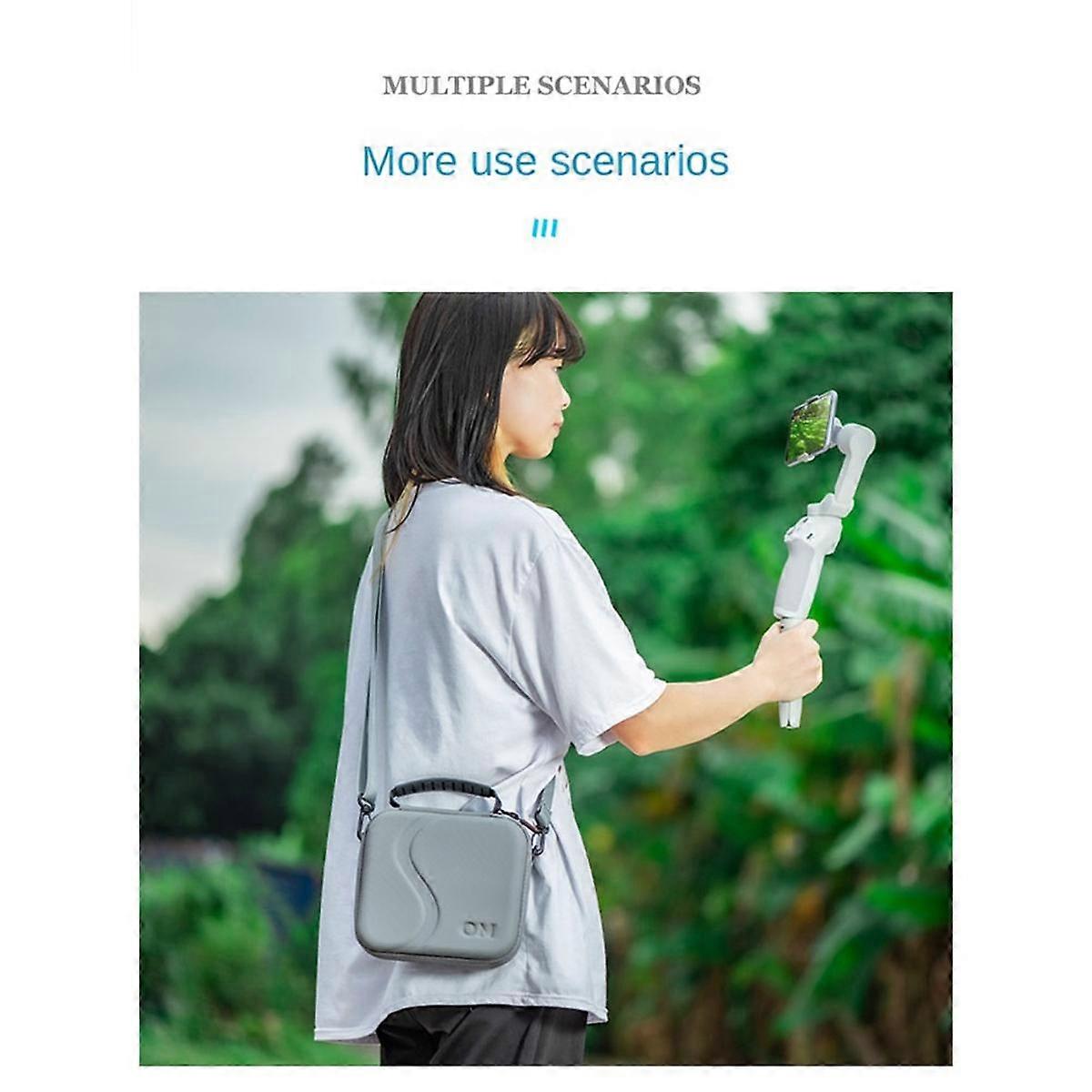 Gimbal Stabilizer Storage Bag Carrying Case Compatible for Mobile Se/ 4 Se/ 4 Handheld Gimbal