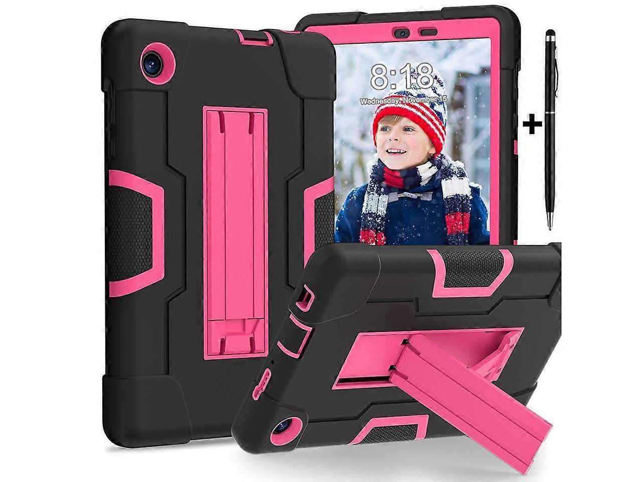 Protective Case For TCL Tab 8 LE Model 9137W) / TCL Tab 8 WiFi Model 9132X, Shockproof Cover with Kickstand + Universal Stylus Pen
