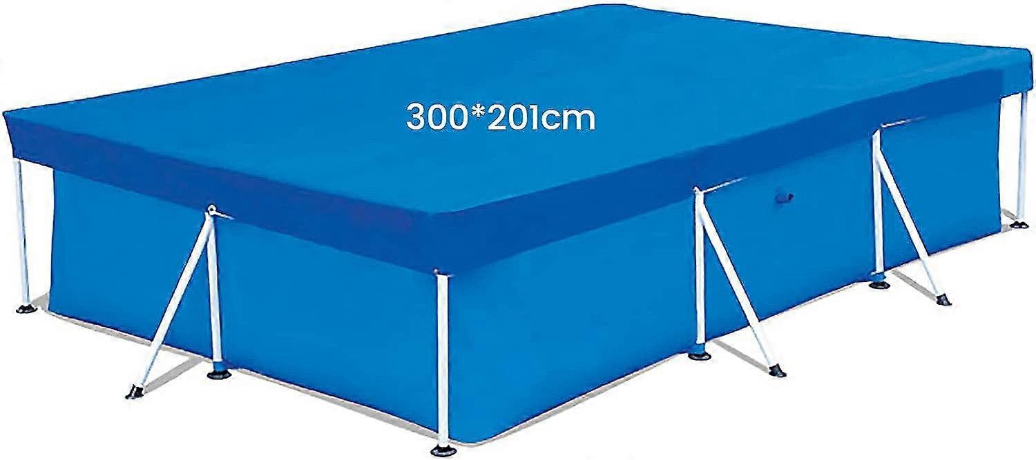 Rectangular Tubular Swimming Pool Cover, Rectangular Tubular Swimming Pool Cover, Rain Cover, 300cm x 201cm