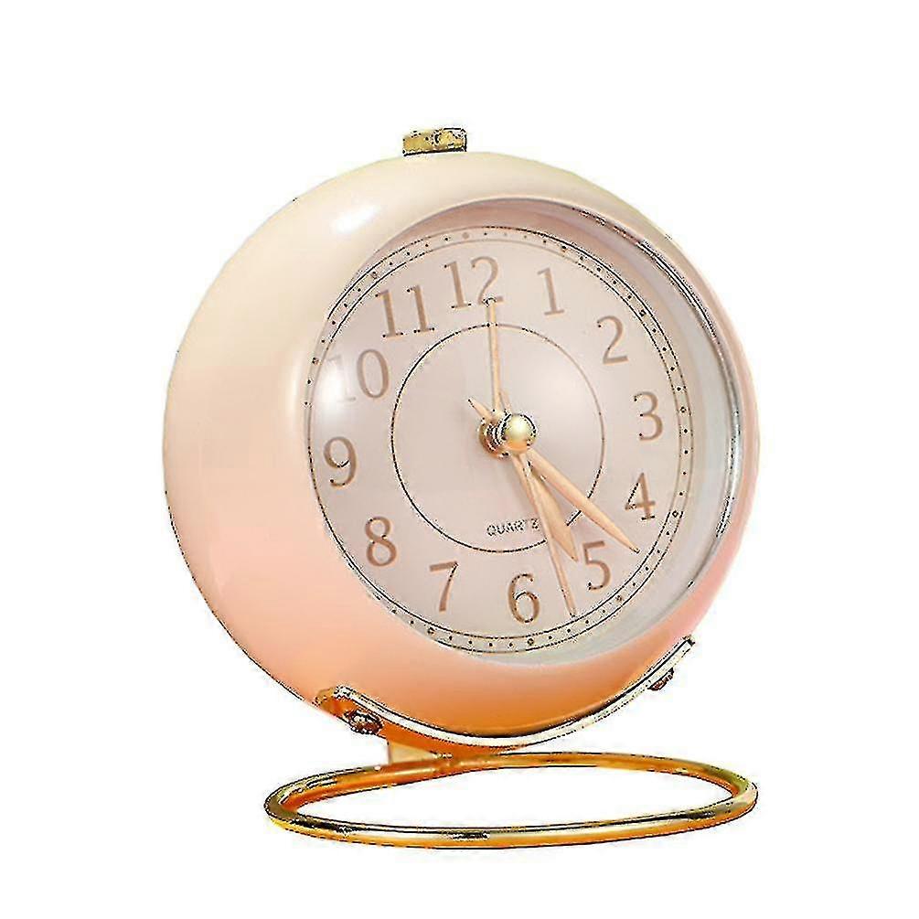 Creative Alarm Clock Vintage Clock Bedroom Bedside Small Alarm Clock