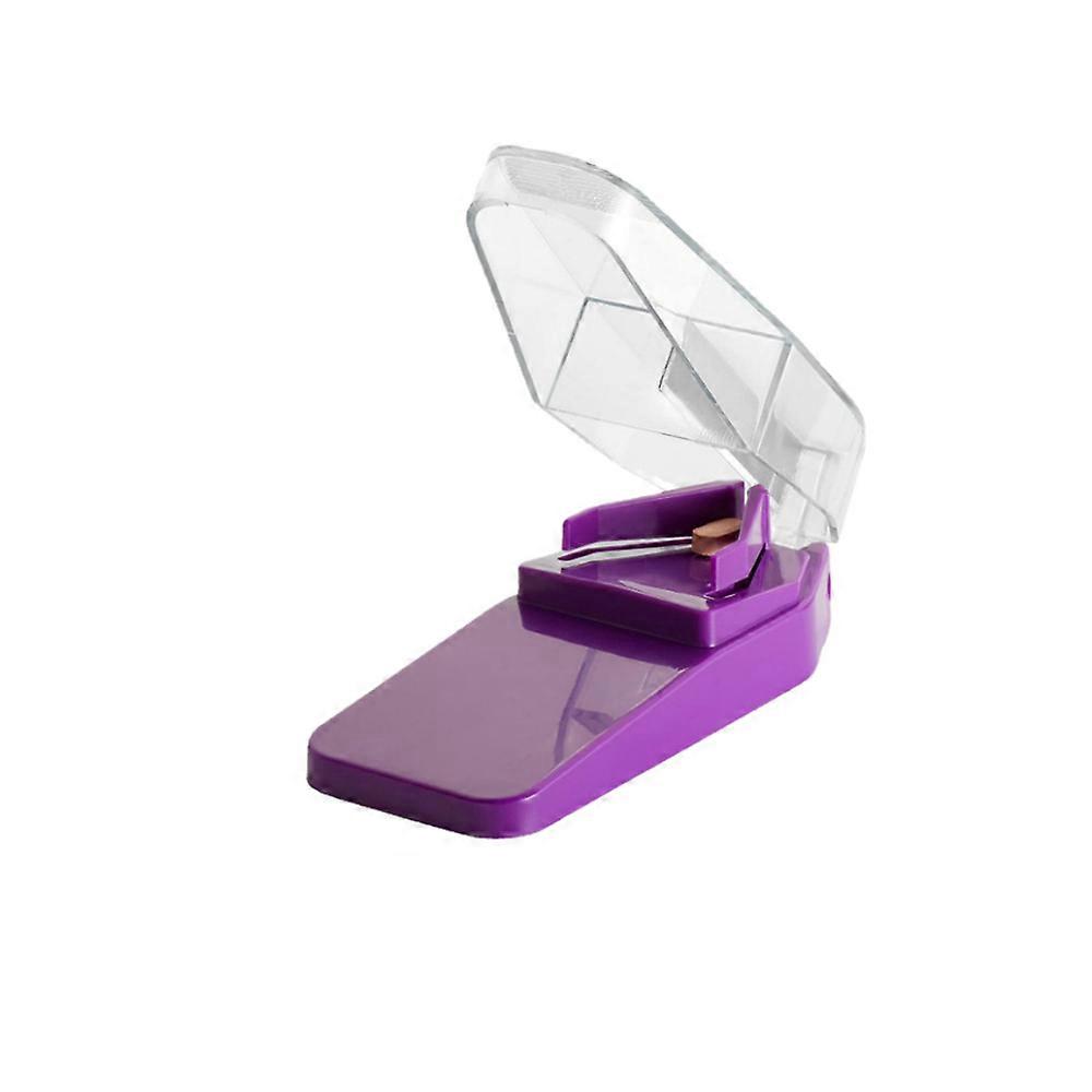 Transparent Rectangular Pill Cutter - New Model Medication Cutter and Splitter Box