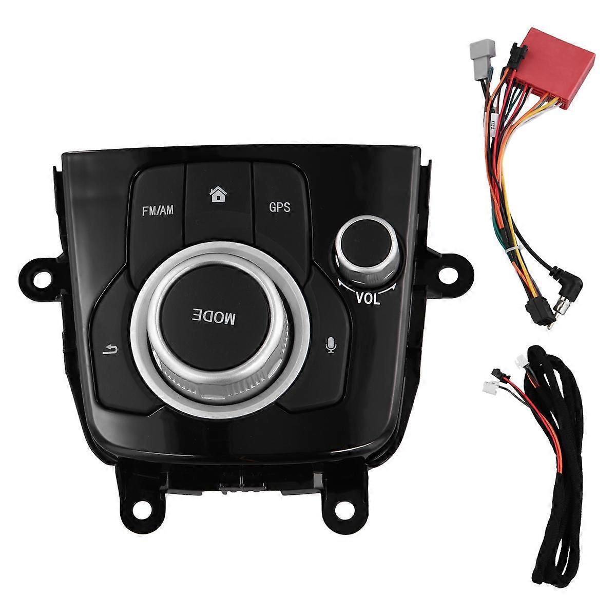 Car Console Control Switch Navigation Frame Console Controllor Button for 3 Axela 2014-2019 BHN1-66-CM0C