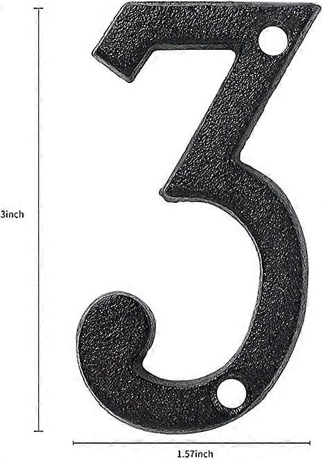 3 Inch Cast Iron House Numbers and Letters, Vintage Cast Iron Home ...