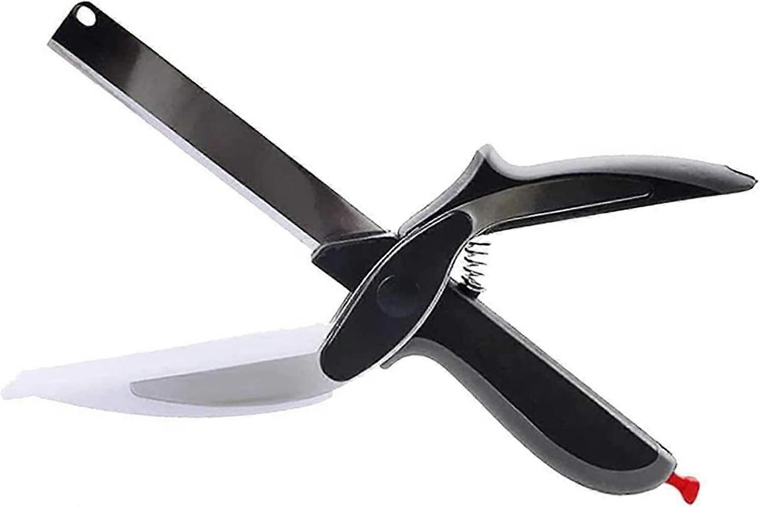 Clever Kitchen Chopper with Chopping Board, Clever Multi-Function Stainless Steel Scissors
