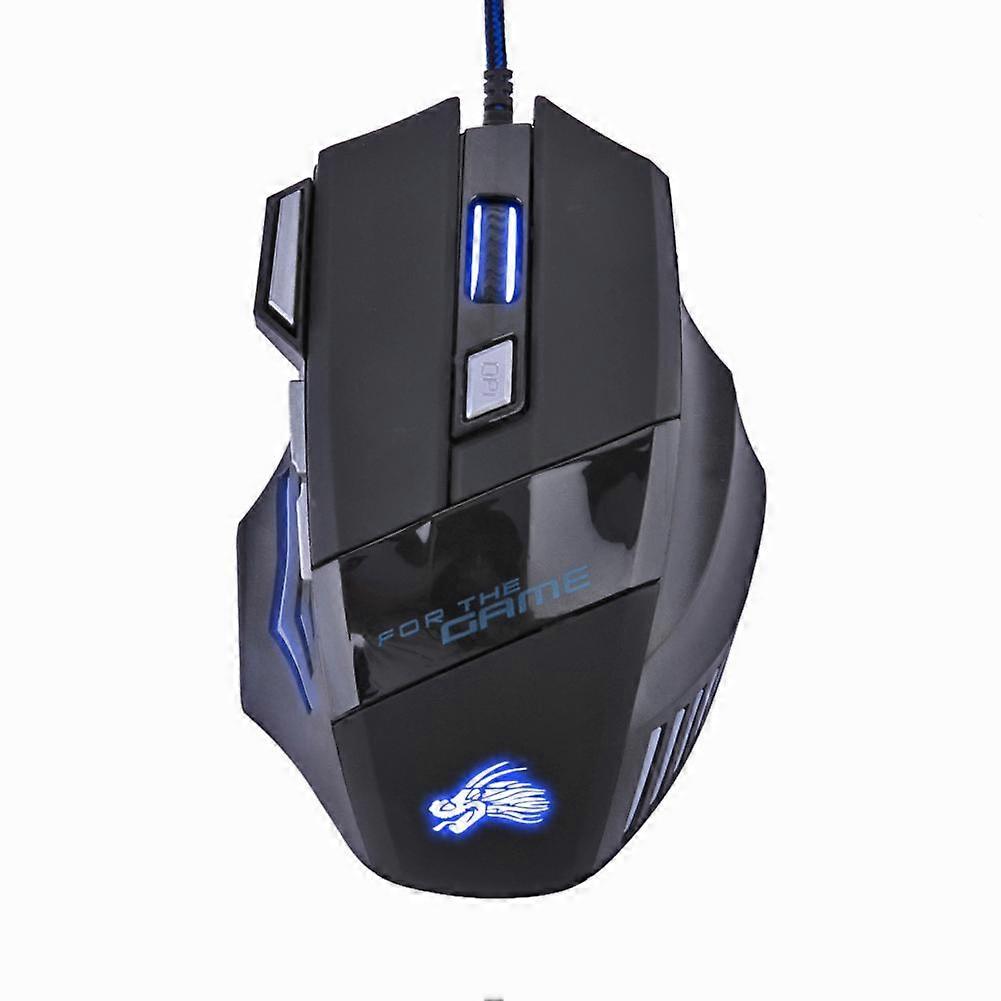 5500/3200/2400 DPI LED Optical USB Wired Gaming Mouse 7 /6/3 Buttons Gamer Computer Mice