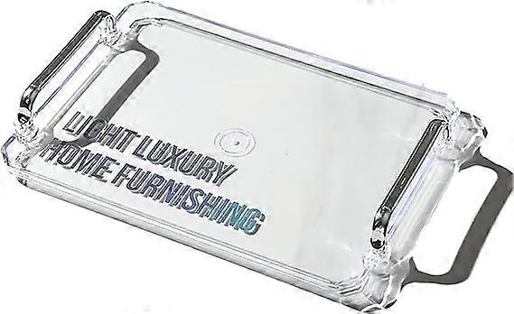 Leichtes Luxus-Rechtecktablett im INS-Stil, Tablett mit Griff, Käsetablett, Kaffee, Tee, Obsttablett, Speiseteller