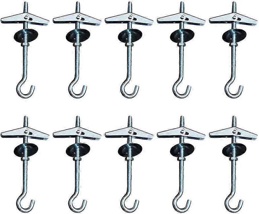 Heavy Duty Ceiling Hooks Hanging Toggle Hooks Bolt Wings Hook,10 [XH]