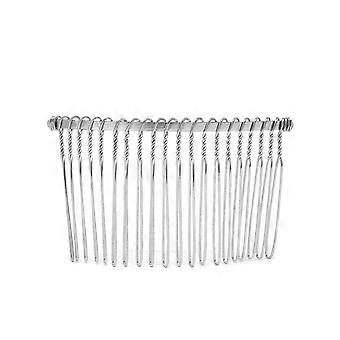 6 pakkaus Fancy DIY Hair Clips Wire Hair Comb Bridal Wedding Veil Comb (20 hammasta) Uusi
