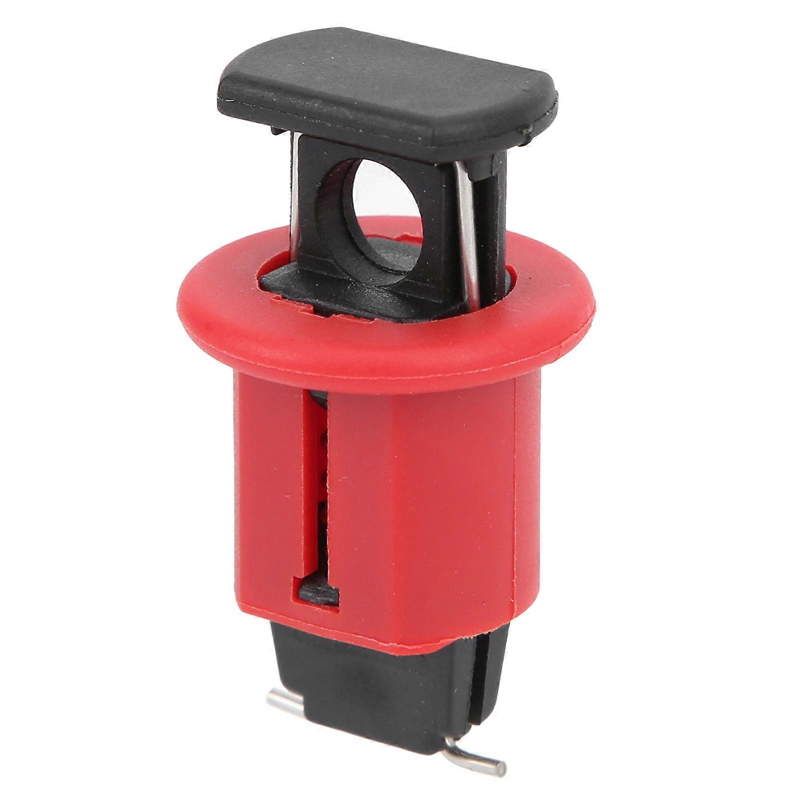 Miniature safety button type loop isolation device for electrical circuit breaker
