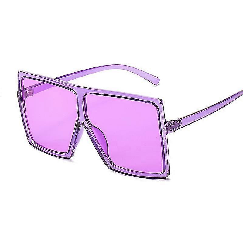 Oversized Shades Zonnebril Vrouw Zwart Fashion Square Big Frame Zonnebril Vrouwelijke Vintage Retro Bril Unisex Oculos Feminino