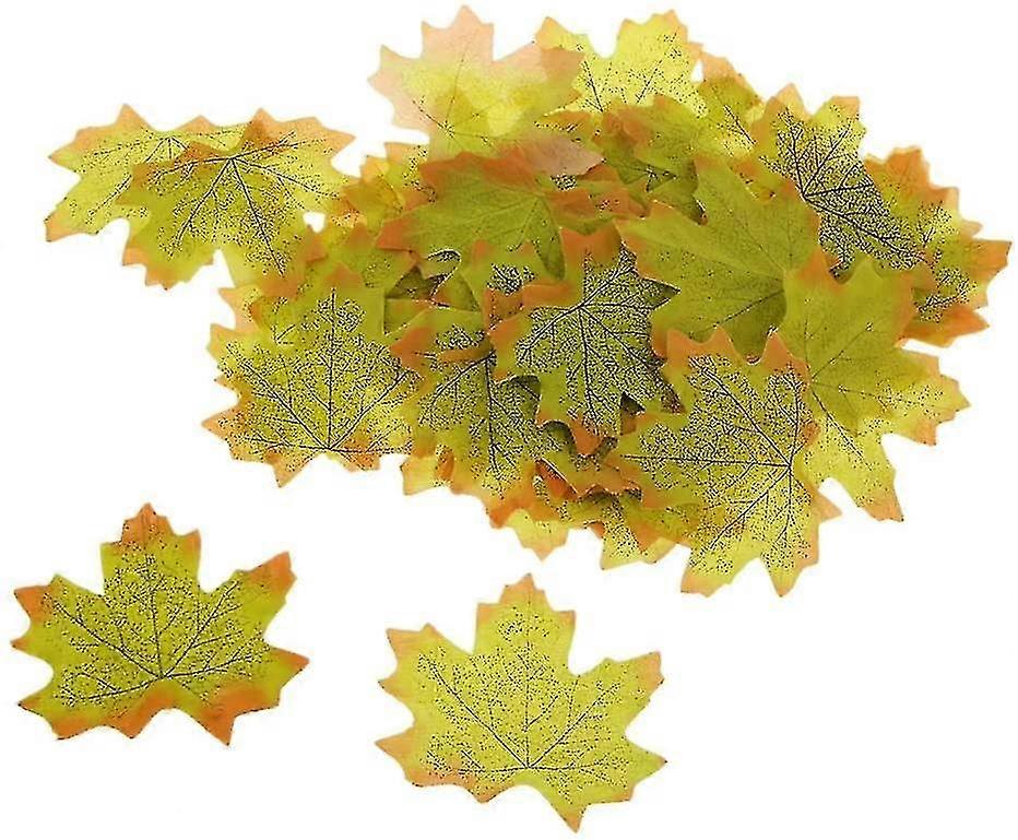 100pcs Artificial Mapaf Leaves Artificial En Rat