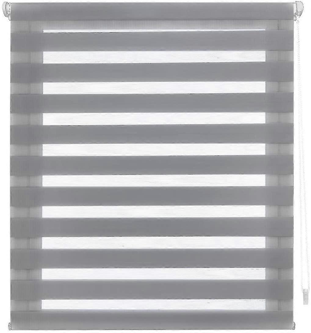 Day and Night Blind Double Roller Blind (light grey, semi-blackout)