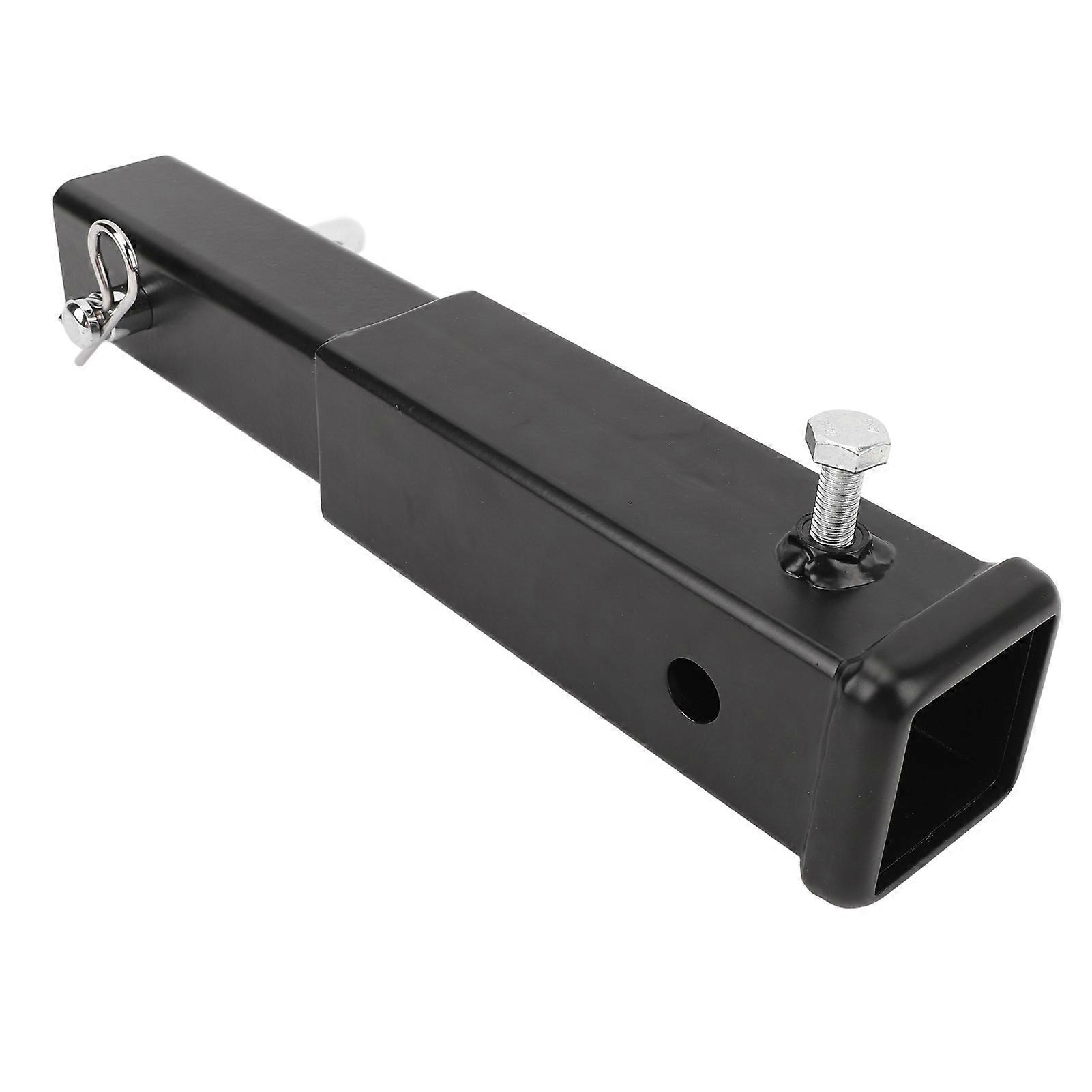 Hitch Receiver Extender 2in with 5/8in Pin 9.6in Extension Steel 3500lbs for SUV Truck Car Towing Heavy Duty Trailer