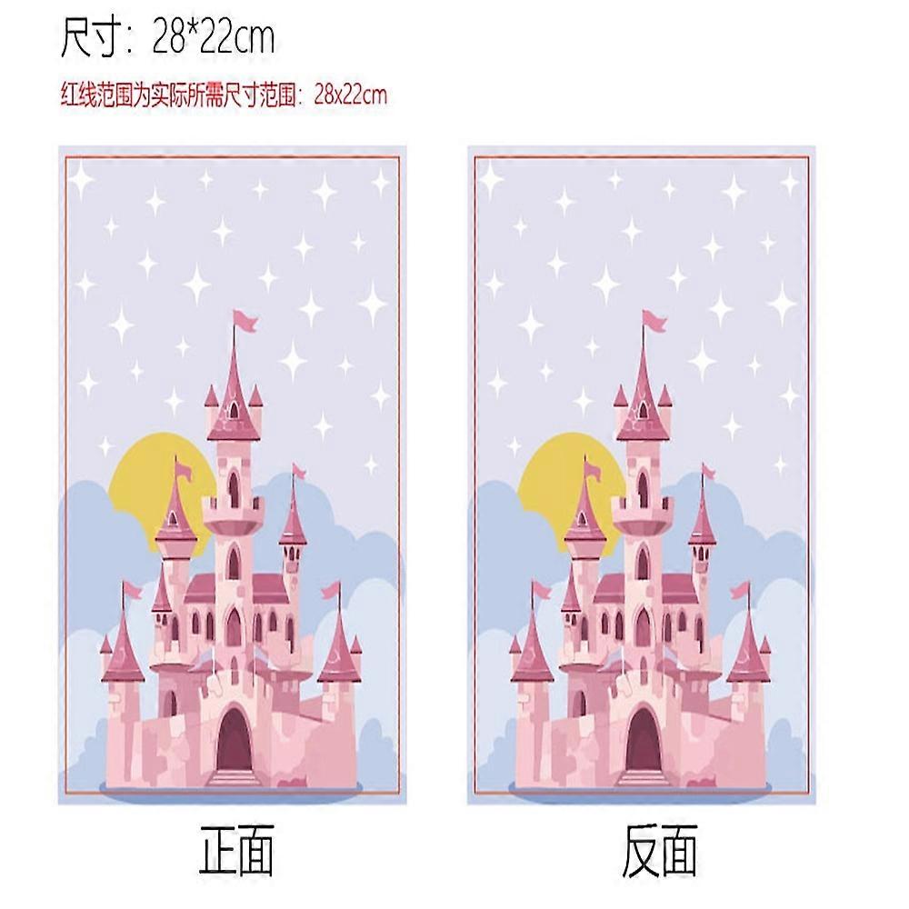 Cloth Book Cover Notebook Wraps Rectangle Castle 280x220mm