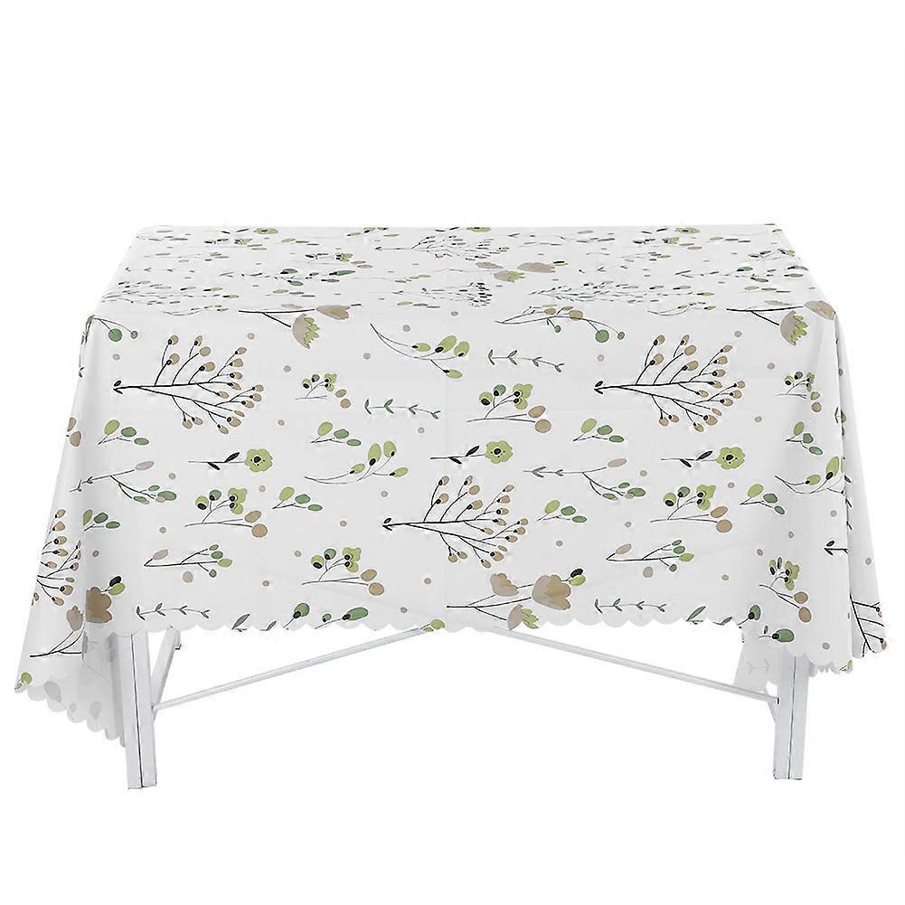 Green PVC Table Cloth Dining Kitchen Table Mat Cover Protector Party