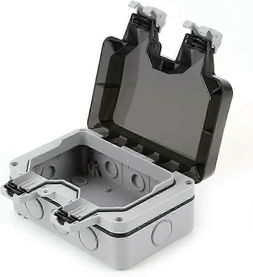 IP66 Waterproof Socket Box Cover Wall Mount Switch Case for Bathroom and Living Room