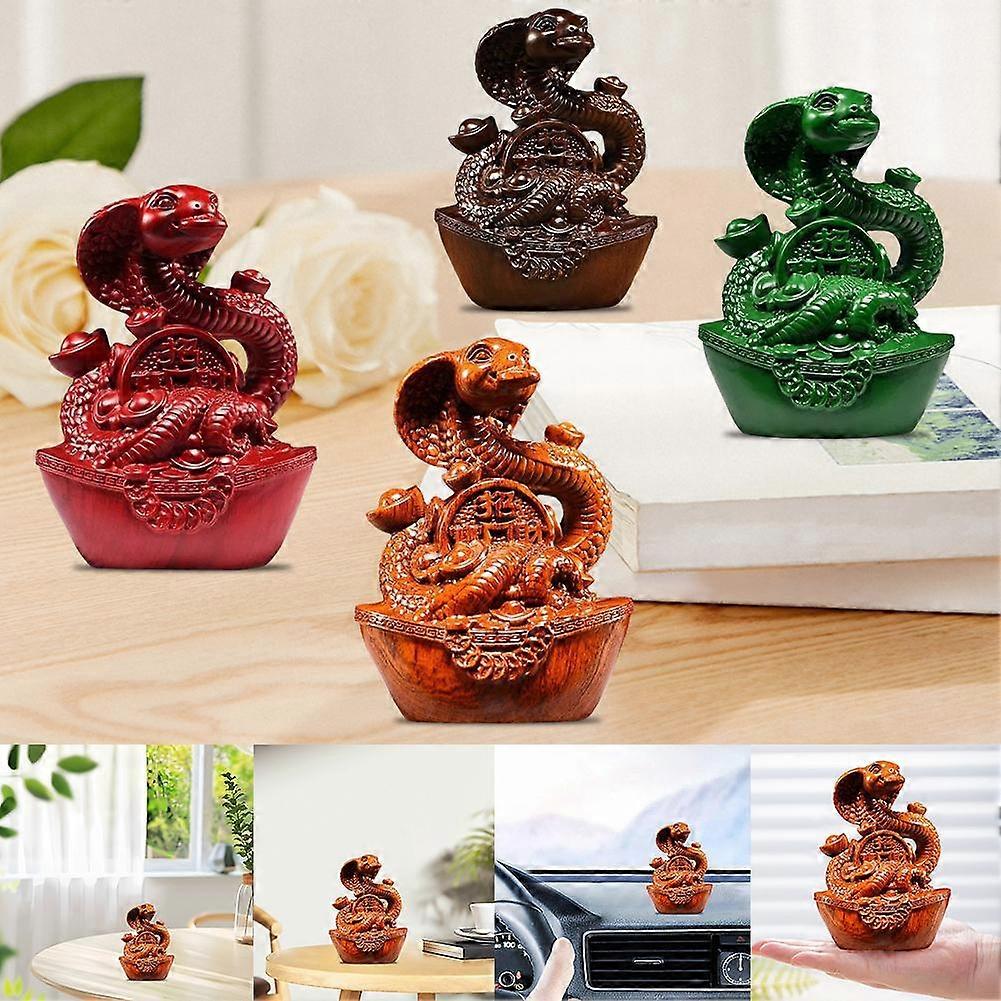 Snake Statue Small Chinese Feng Shui Snake Figurines 2025 Year of The Snake