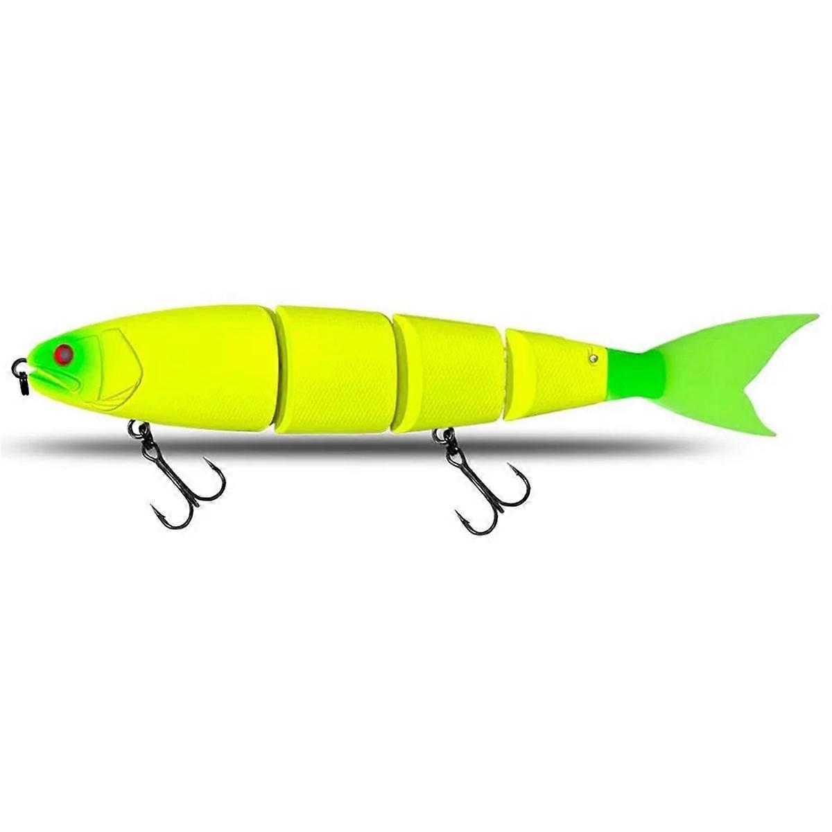 Fishing Lure 170mm 40g Jointed Wobblers ABS Body with Soft Tail SwimBaits Soft Lure for Pike and Ba