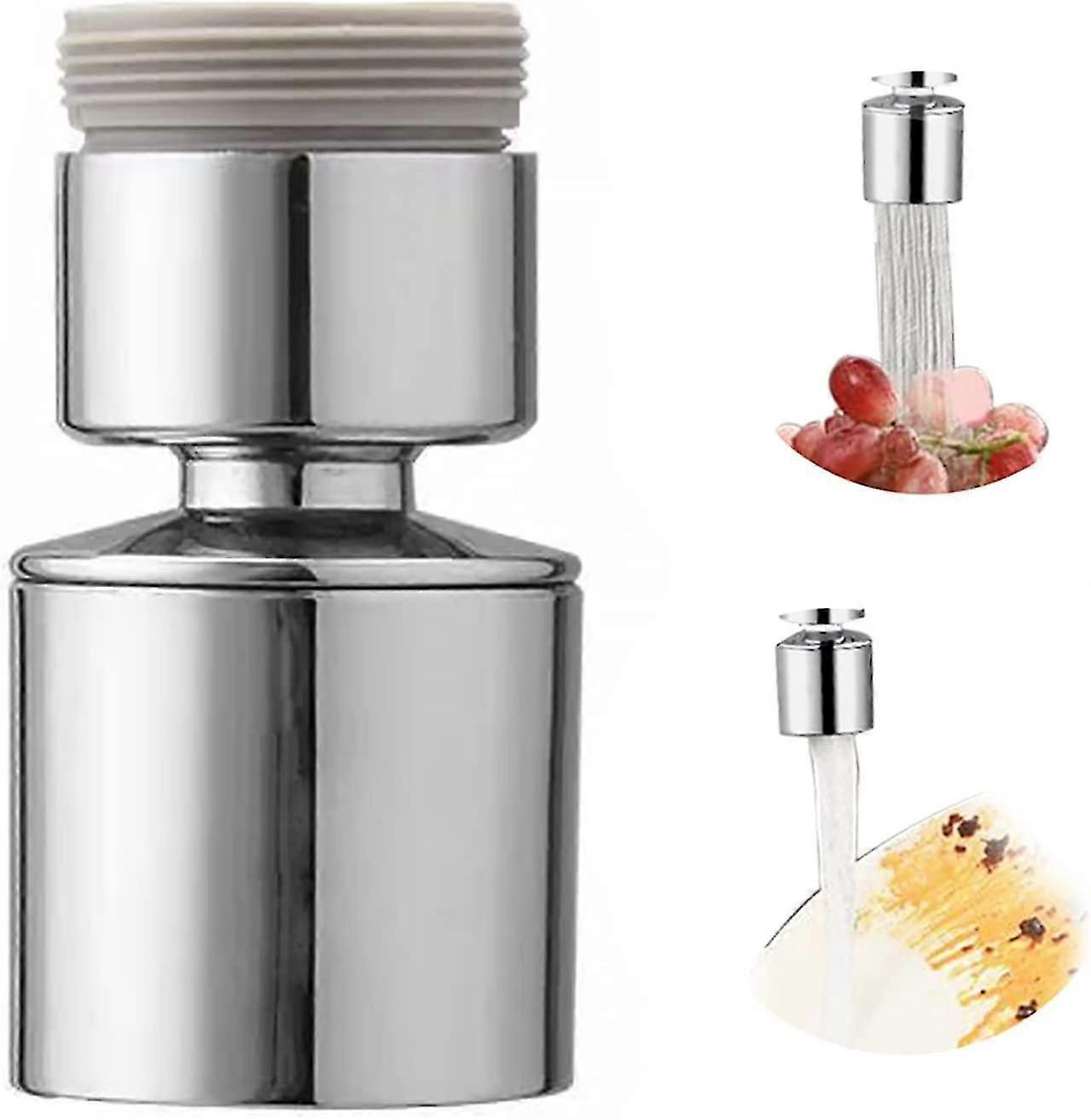360Swivel Faucet Filter Aerator, Faucet Aerator, Dual Function Aerator, for Taps with M22 External Thread or M24 Internal Thread, (SLTBQJ-067)