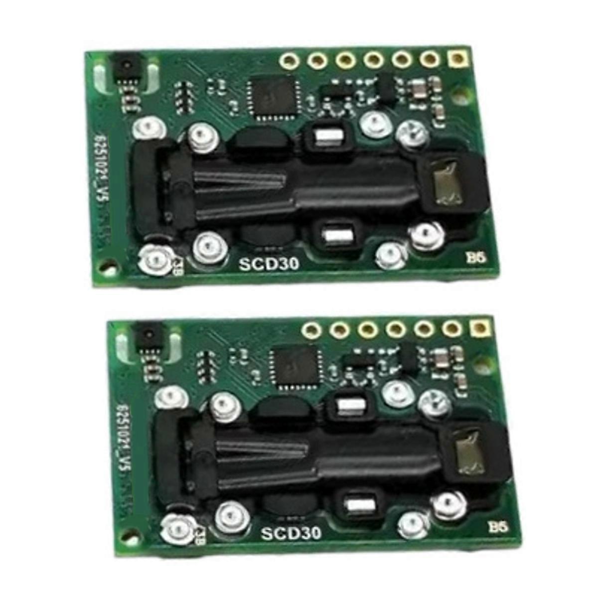 2 Stück SCD30 Luftqualitätssensormodul für CO2- und RH/T-Messungen I2C Modbus PWM