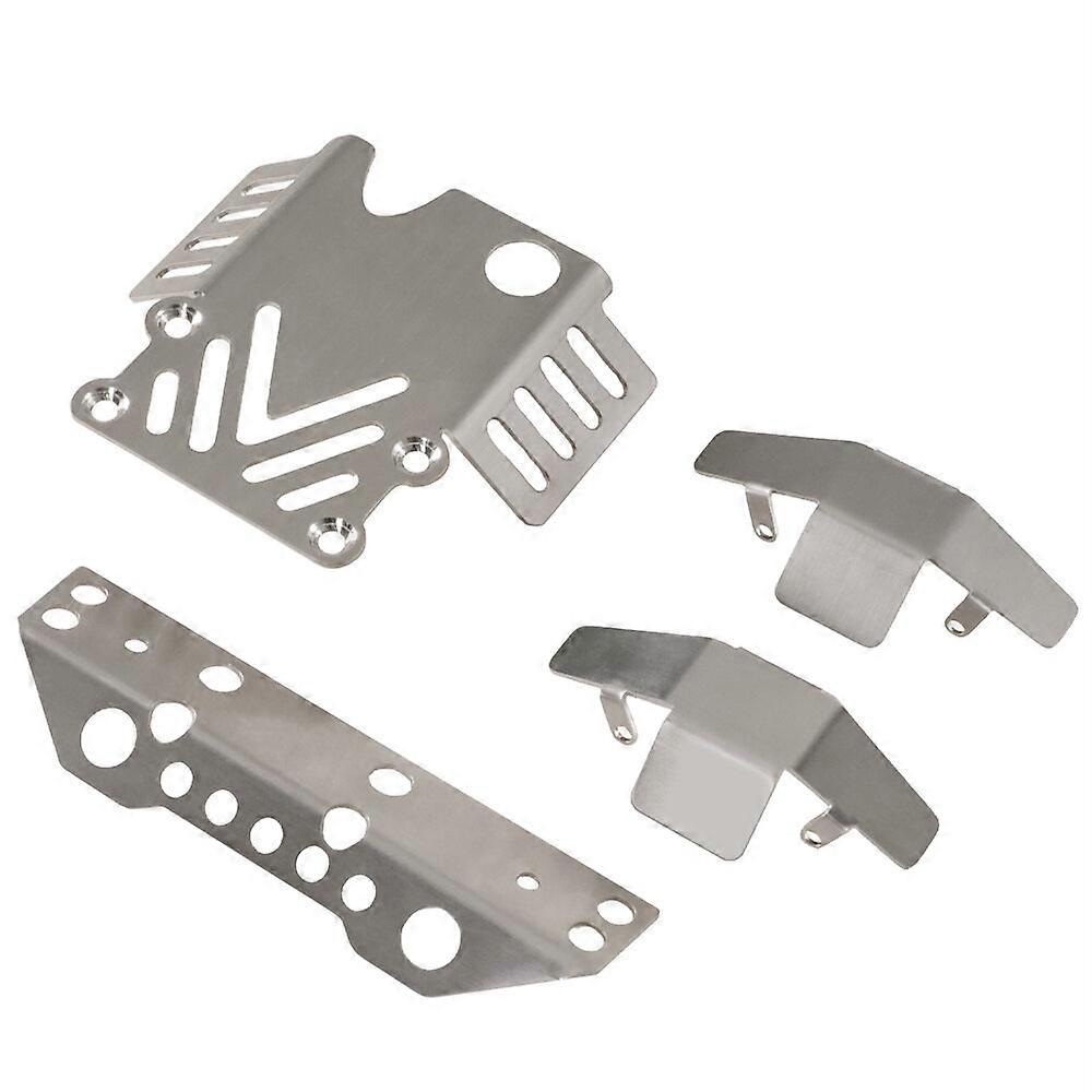 Upgrated Metal Accessories 304 Chassis Armor Kit for MJX 1/12 H12Y H12Y+ RC Car Vehicle Models Spare