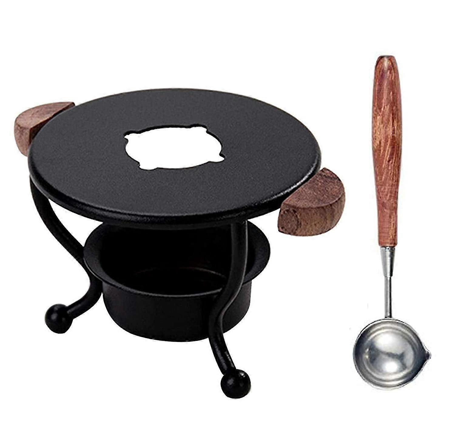 Wax Sealing Kit Melting Furn Tool Wax Seal Warmer,with Wax Melting Spoon,0676
