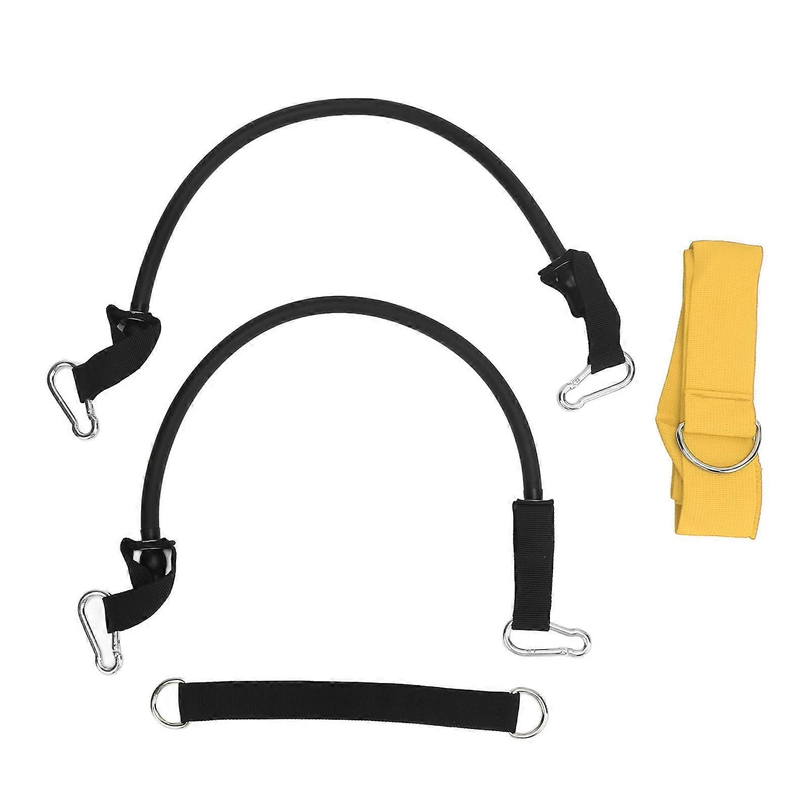 Golf Swing Turn Training Belt Aid Golf Swing Training Rope Exercise Strap Multi Function Golf Accessories Supplies Yellow