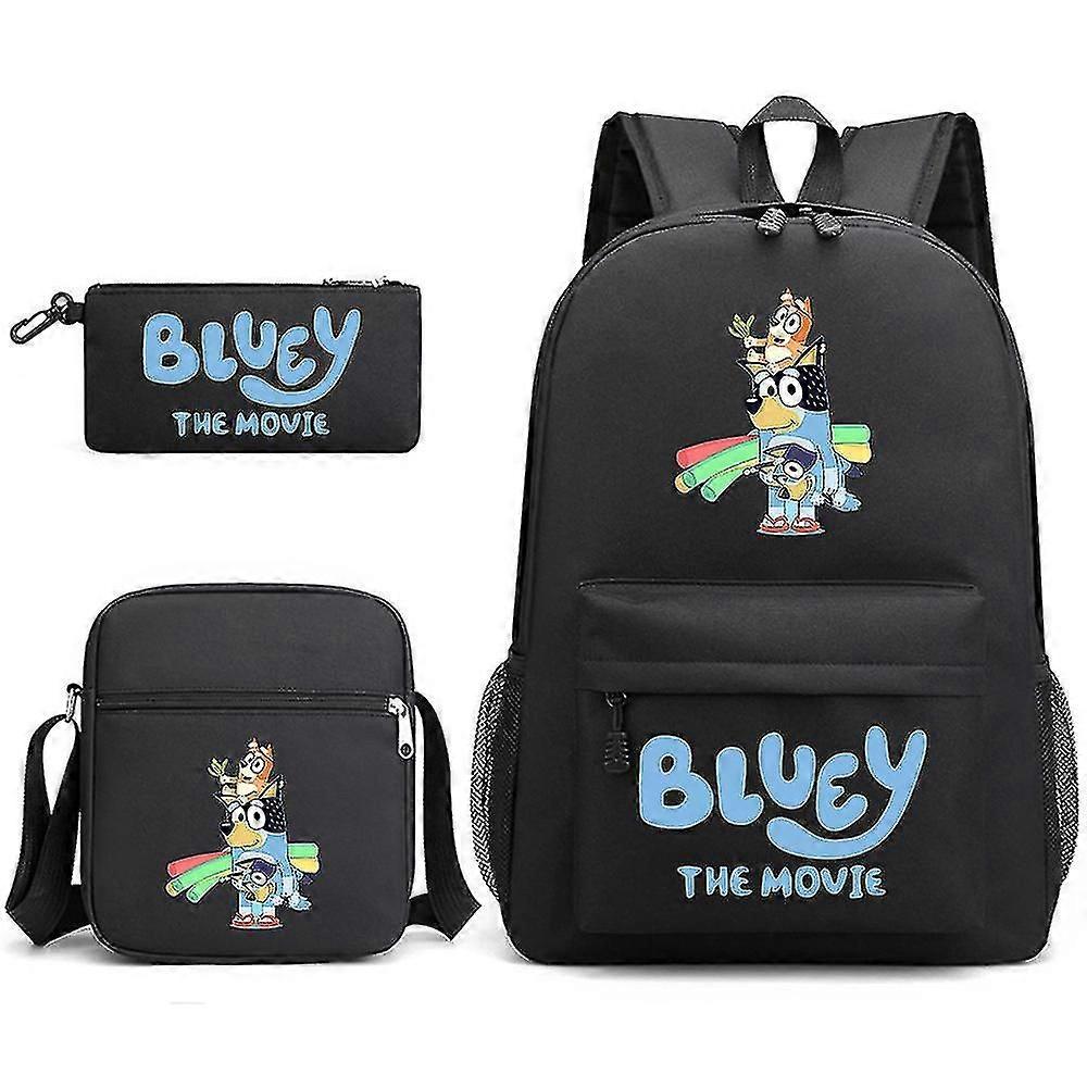 Bluey Three-piece Schoolbag Backpack