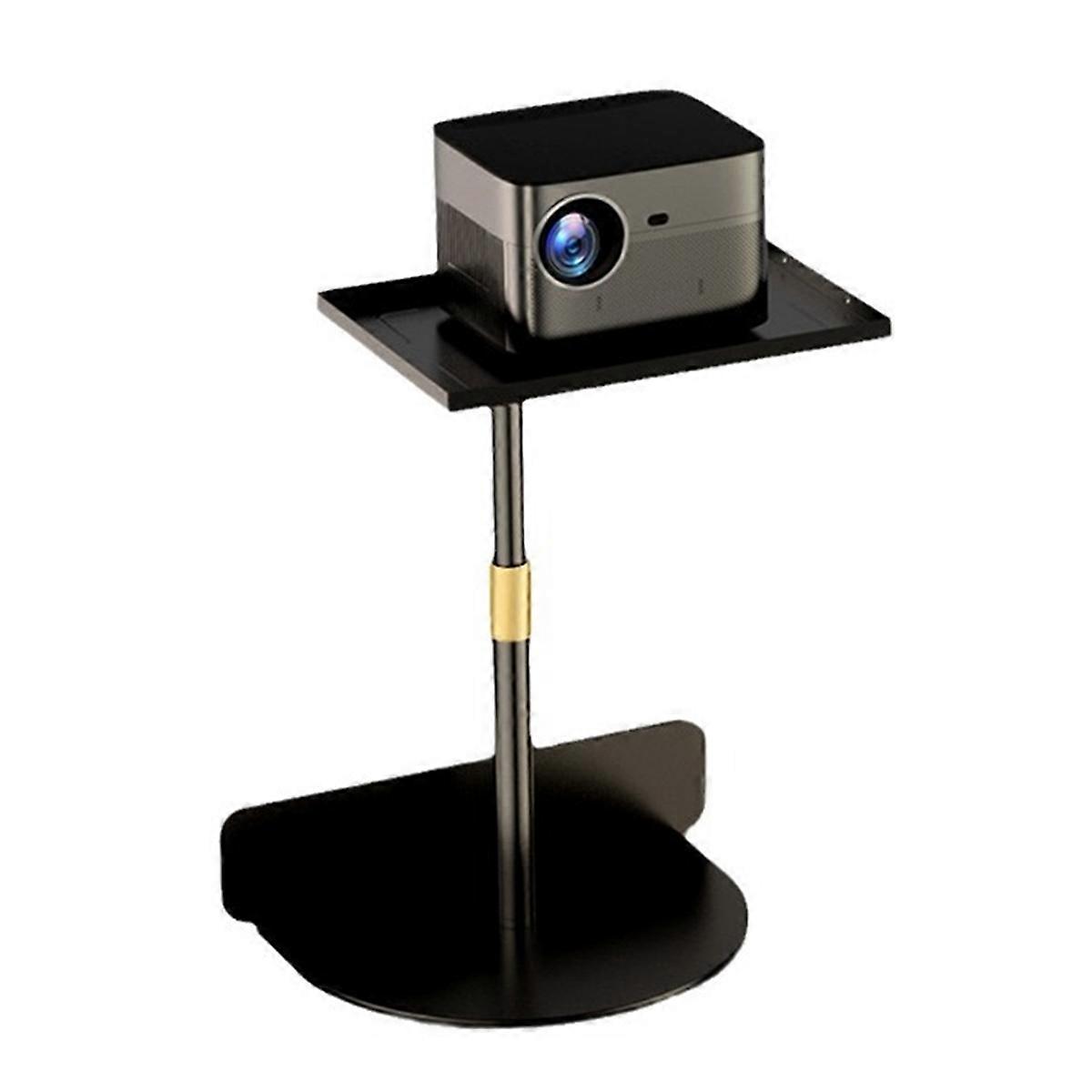 Adjustable Projector Stand Multi-Angle Support Bracket for Projectors & ,for Home & Office Use Tray Black