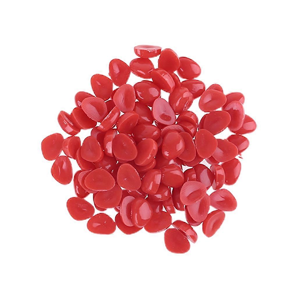 Multiple Colors Fake Noses and Acrylic for Doll Handworks and Craft Plastic Noses (100pcs) Red 7X9MM