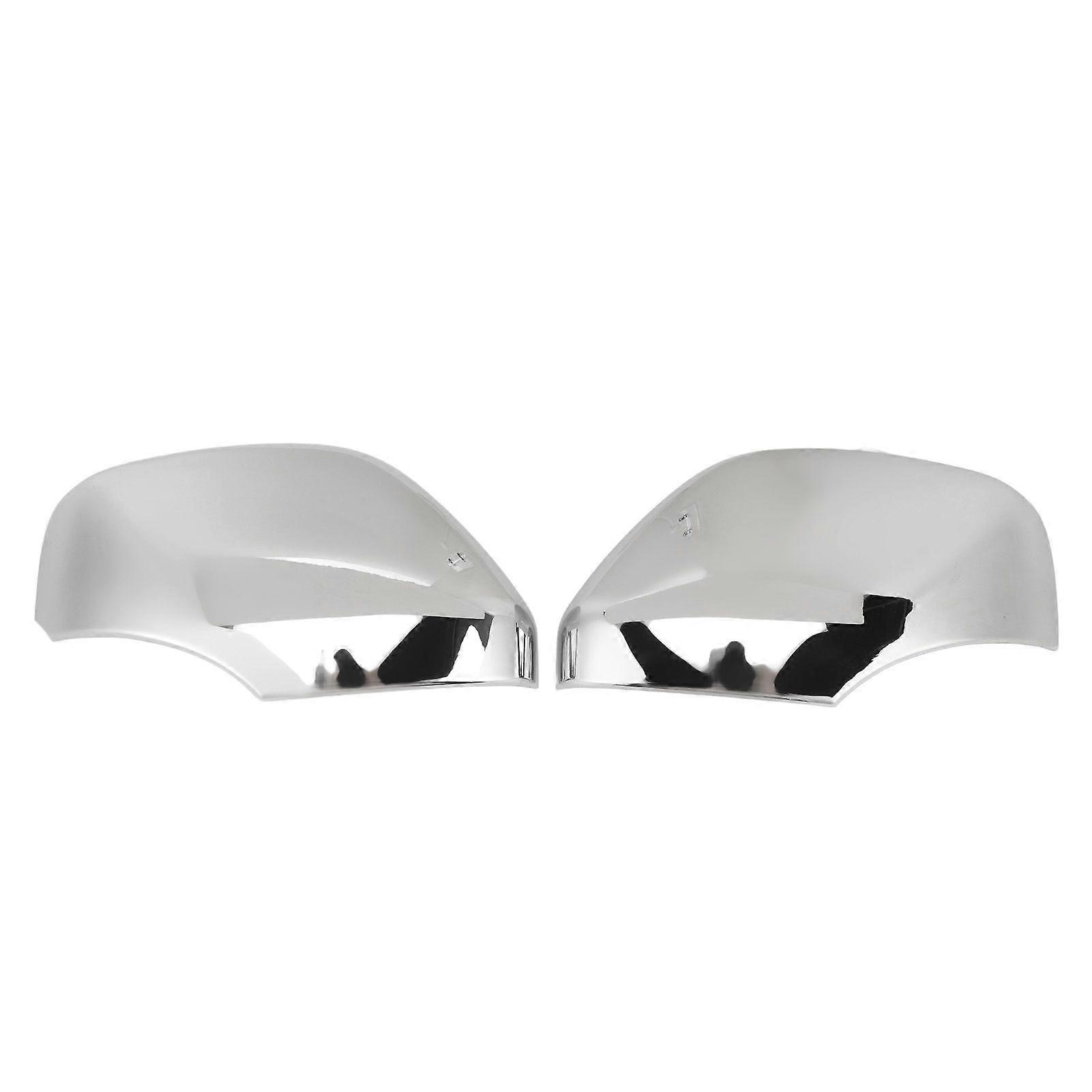 Pair of Chrome Plated Side Mirror Covers Caps Stick On Left Right Exterior Rear View Mirror Cap For QX56 QX80 2011~2024 MK9504