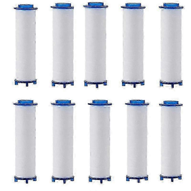 10 Pcs Shower Head Filter Universal PP Cotton Filter Shower Filters Core 8 x 2.5 cm Shower Head Replacement Filter Water Filter Element for Hard Water