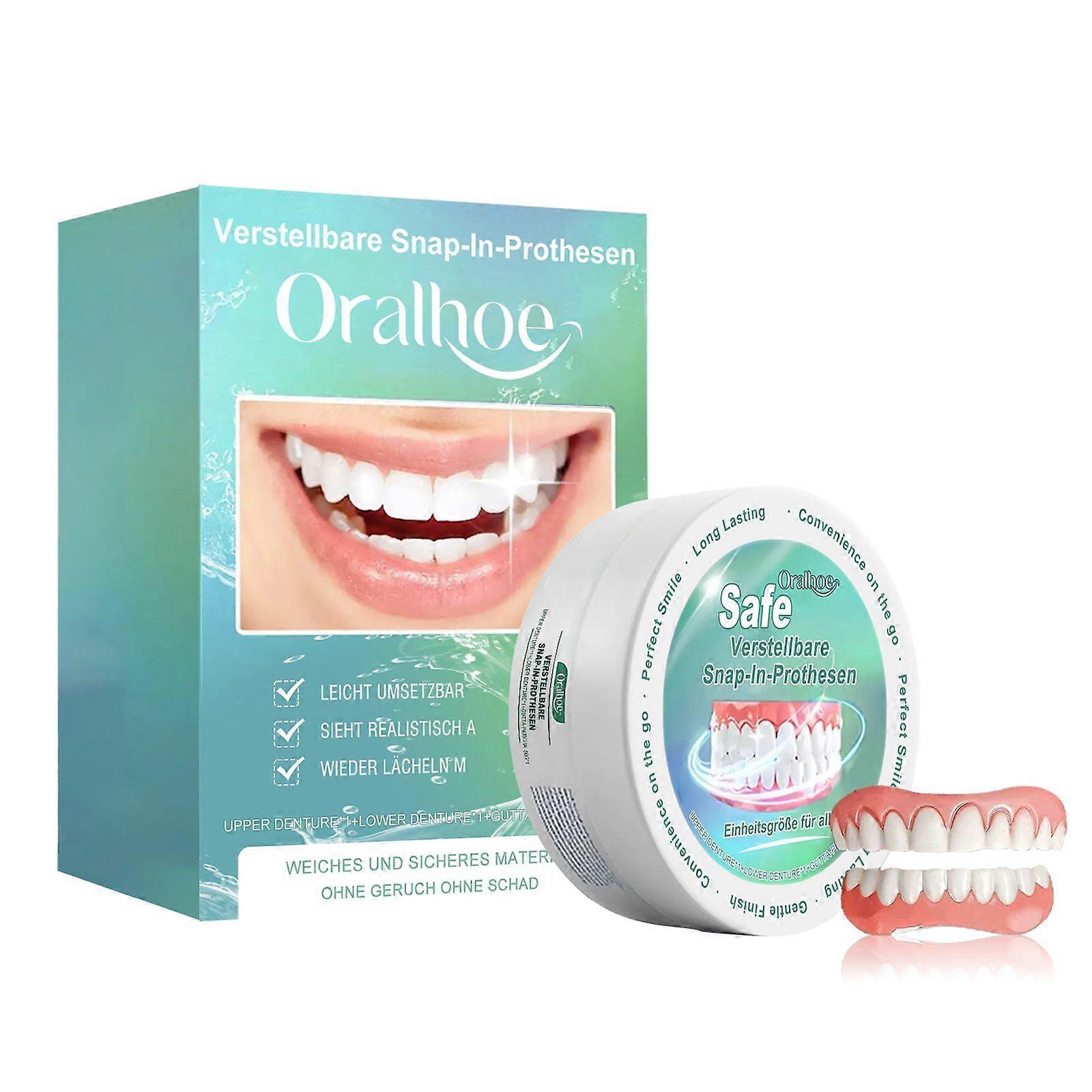 Oralhoe denture modification kit, improve the beauty of the smile, comfortable material modification, oral care