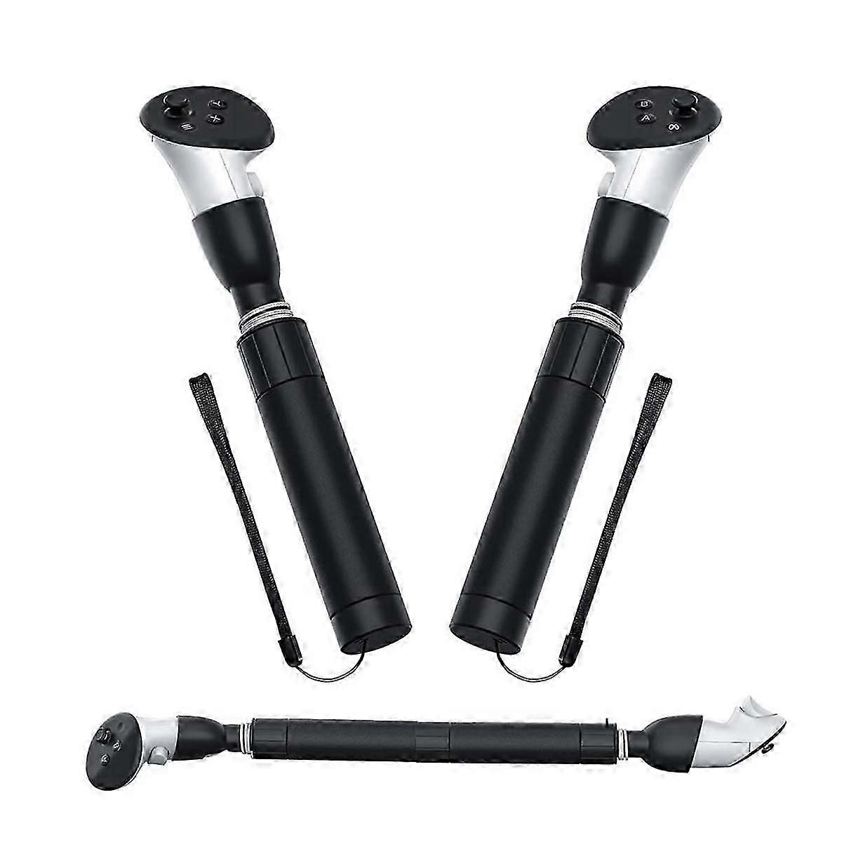 VR Extension Handle VR Game Controllers Handle Extension Pole Lightsaber Handles Extension Grips for 3S VR A
