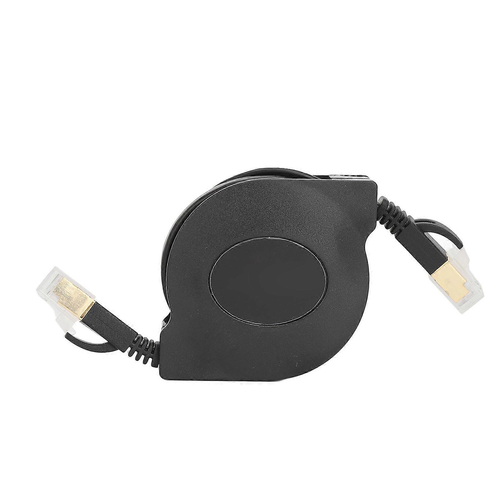 Retractable Cat7 Copper Flat Ethernet Cable 1.5m High Speed