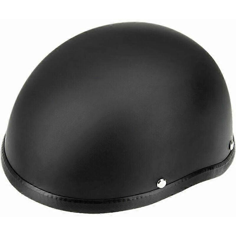 Semi-Open Motorcycle Helmet, Protective Shell, Matte Finish