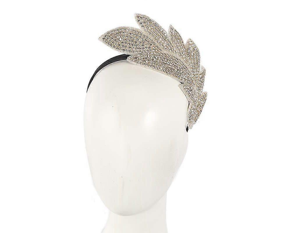 Cupids Millinery CU525 定制闪亮银色发饰
