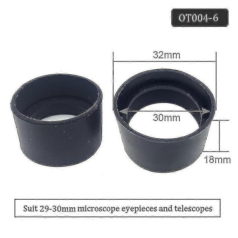 Göz merceği Göz Kapakları Bir Çift Kauçuk Dürbün Göz Koruyucular Stereo Mikroskop Parçaları Teleskoplar Vizör Kapakları İç Çap 29-36 mm