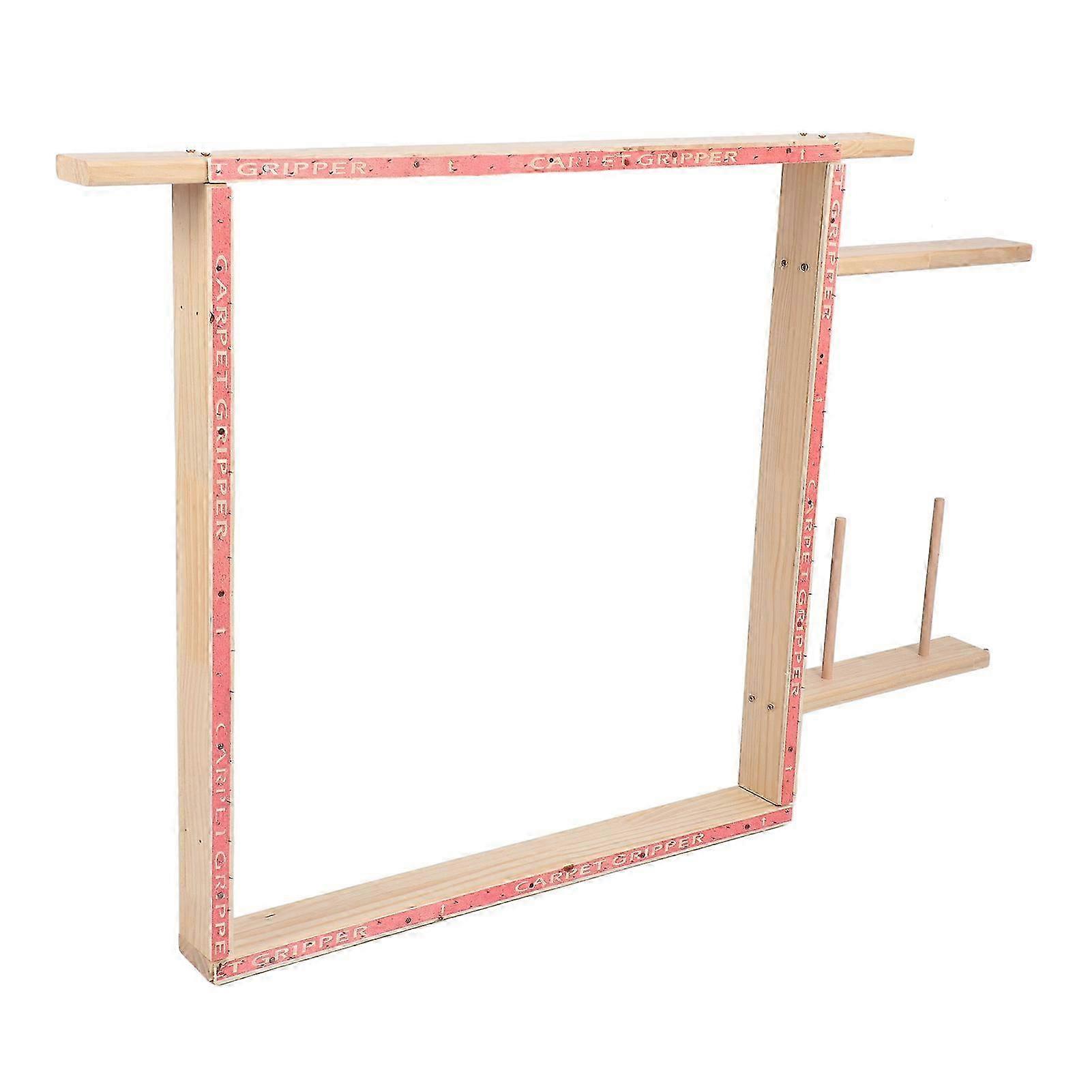 Tufting Frame Multipurpose 27.6x27.6inch Sturdy Wooden Rug Tufting Frame for Rug Making Tapestry Making DIY Crafts f74