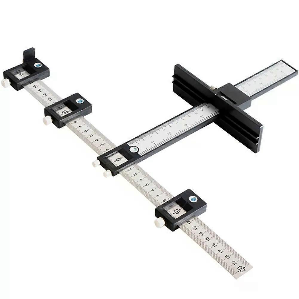 Woodworking Drill Punch Locator Jig Drill Guide Cabinet Handle Knob Template Locator Hole Punch Tool For Woodworking