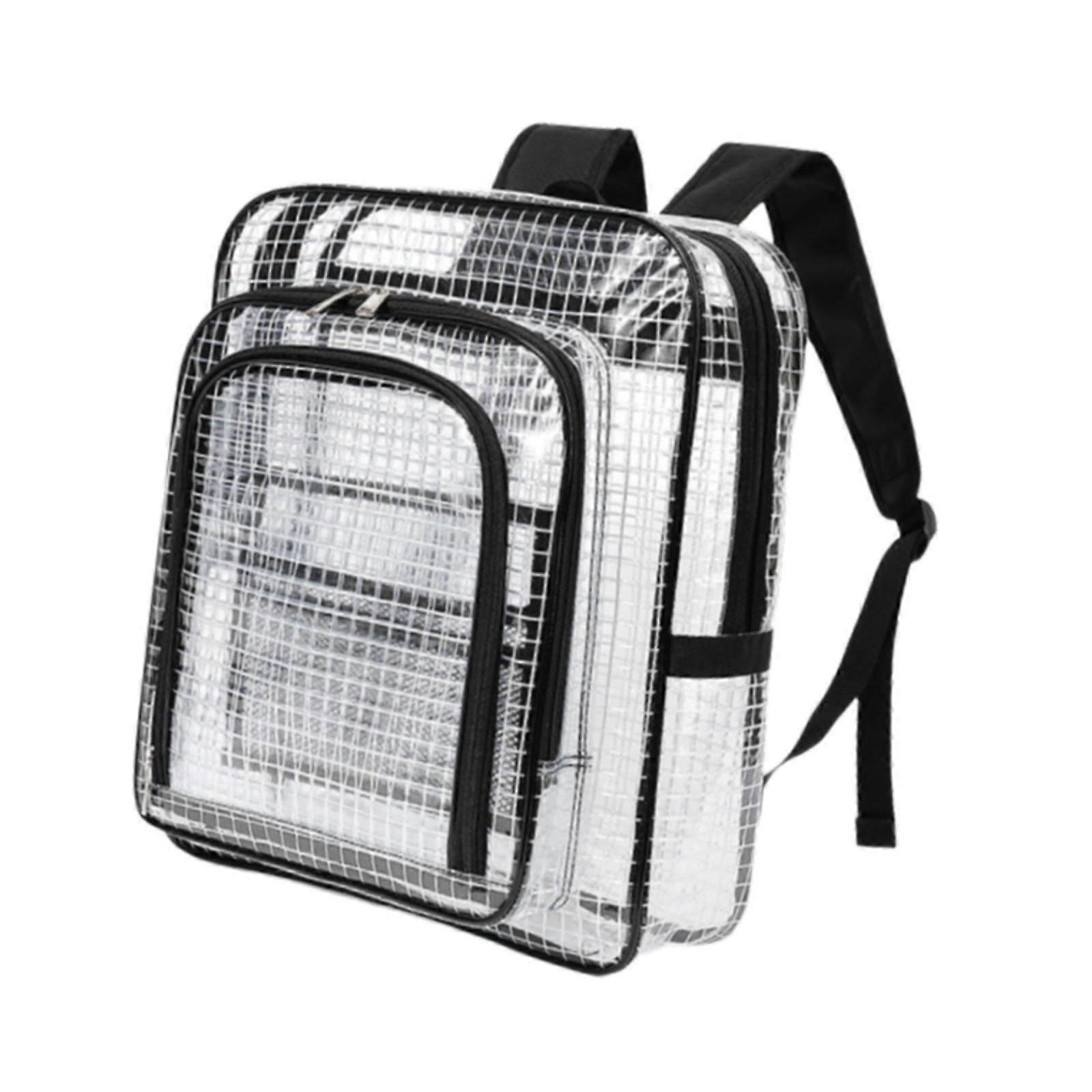 Tool Bag Mechanics Adjustable Strap PVC Transparent Workplace Clear Backpack Style A