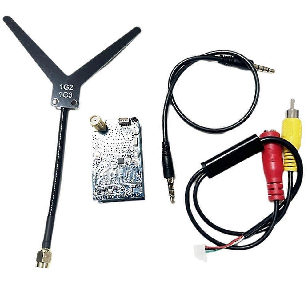 1.2G 1.3G VRX with Audio 9 Channels FPV Video Receiver 7-36V PAL/NTSC for FatShark & Other VR Goggl