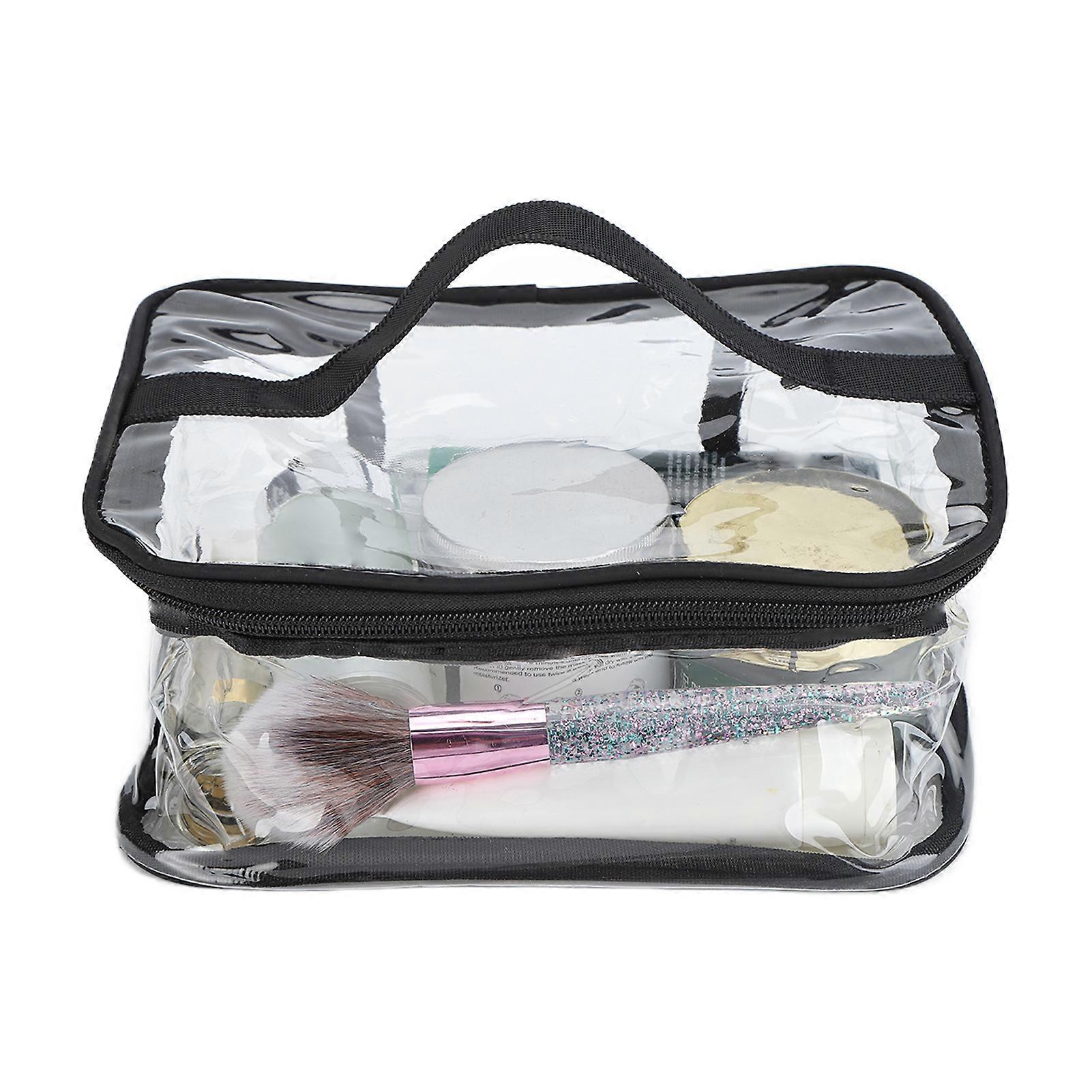 PVC Toiletry Bag Transparent Travel Case Handheld Storage Bag